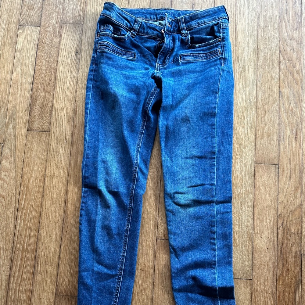 Zara Denim Jeans US Size 2. Mid Rise Skinny